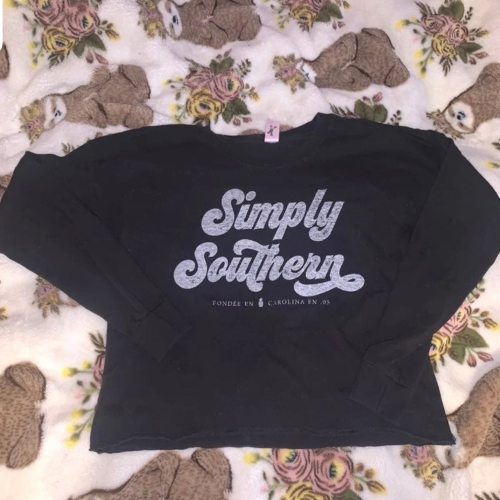 Simply Southern Cropped Long Sleeve Shirt